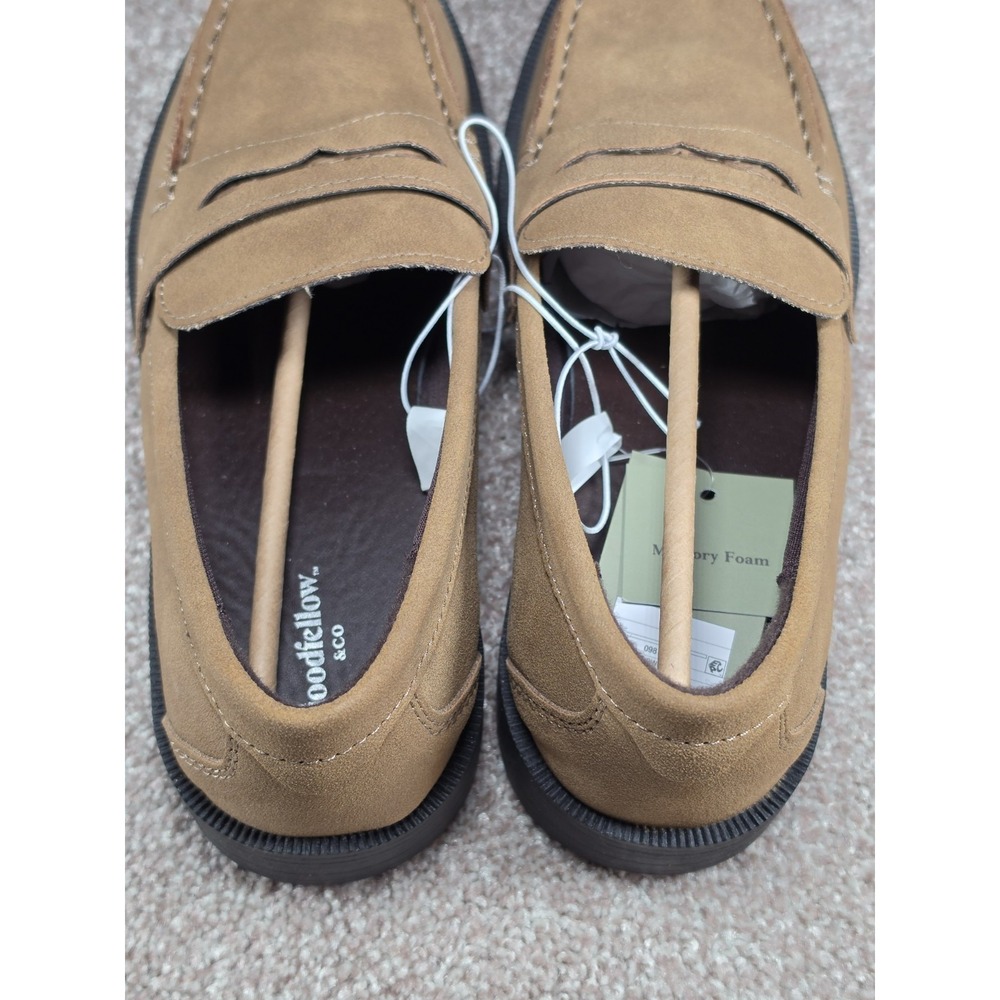 Goodfellow & Co Orson Brown Penny Loafers Mens Size 7 Memory Foam NWT - Picture 5 of 6